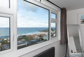 Spend your days on Porthmeor beach, just a short walk away from the house.