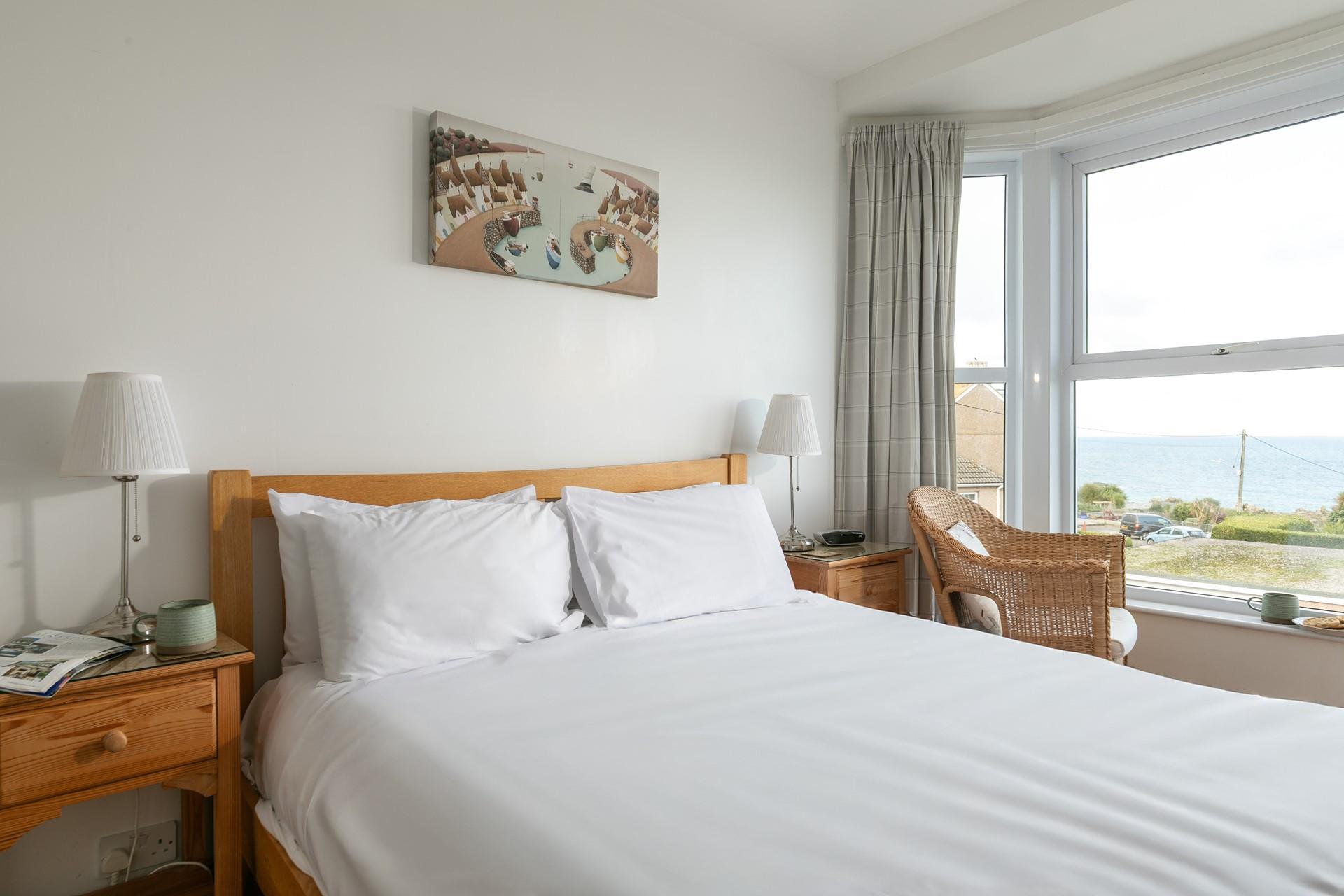 Wake up to beautiful views across to the Island.