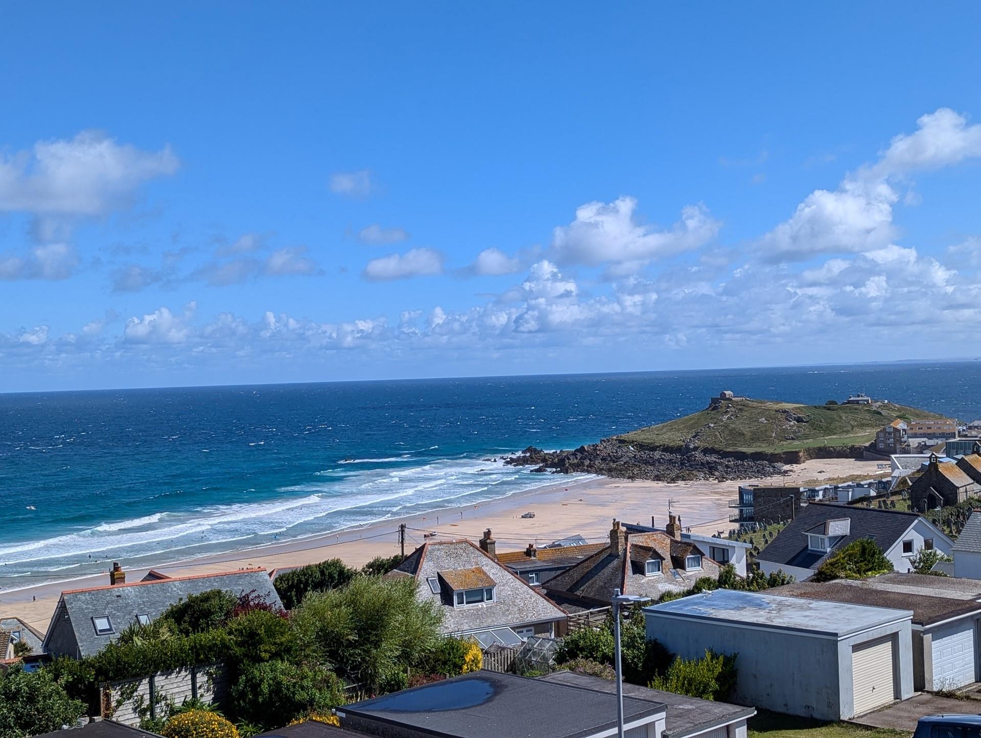 Bedroom 4 has beautiful views across to the Island.