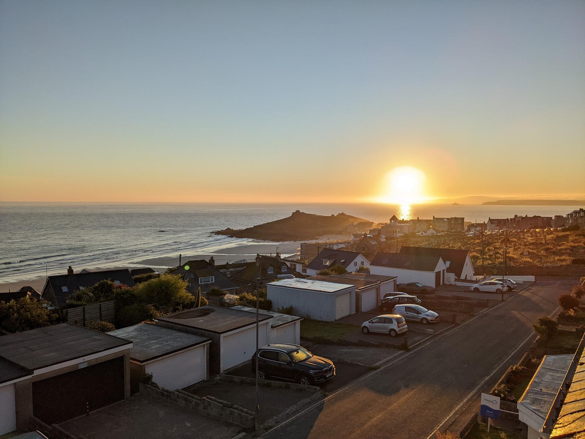 Watch the sunset over St Ives every evening.
