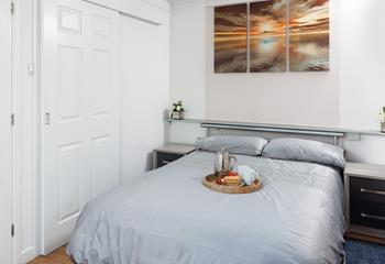 Spend slow mornings sipping coffee in bed before hitting the beach!