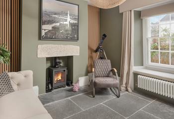 The snug is a comfortable place to relax after days of exploring.