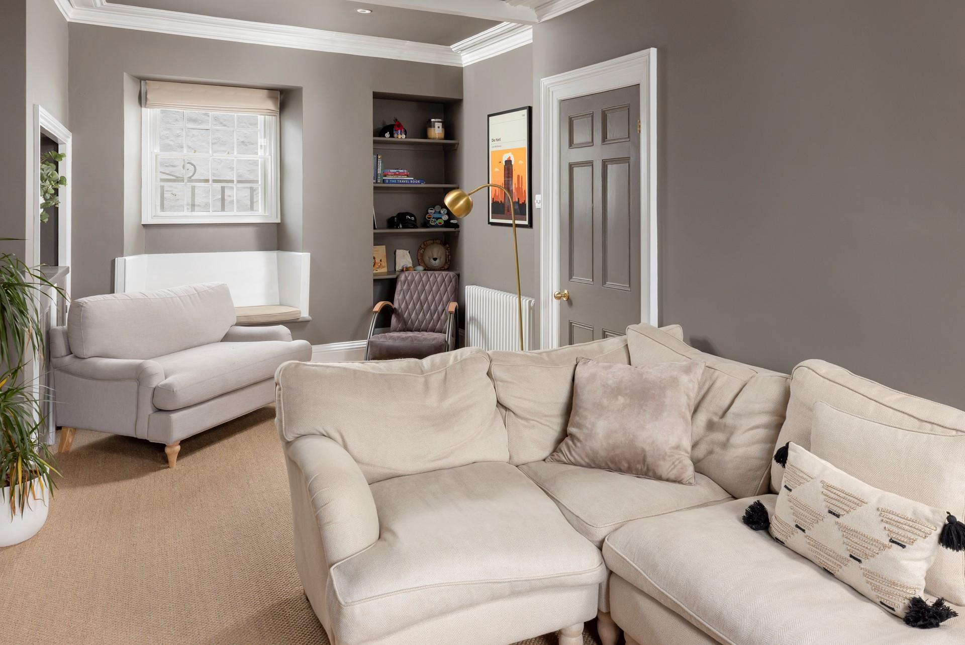 The sitting room is ideal for relaxing nights in.