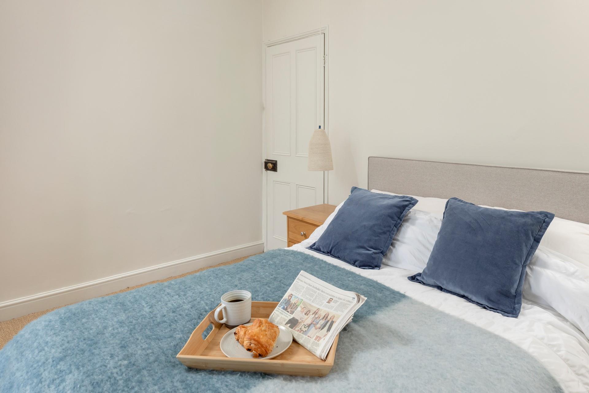 Spend a lazy morning in bed with coffee and pastries.