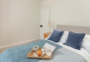 Spend a lazy morning in bed with coffee and pastries.