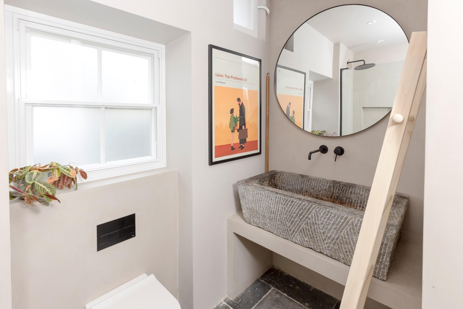 The ground floor shower room has a luxurious rainfall shower!