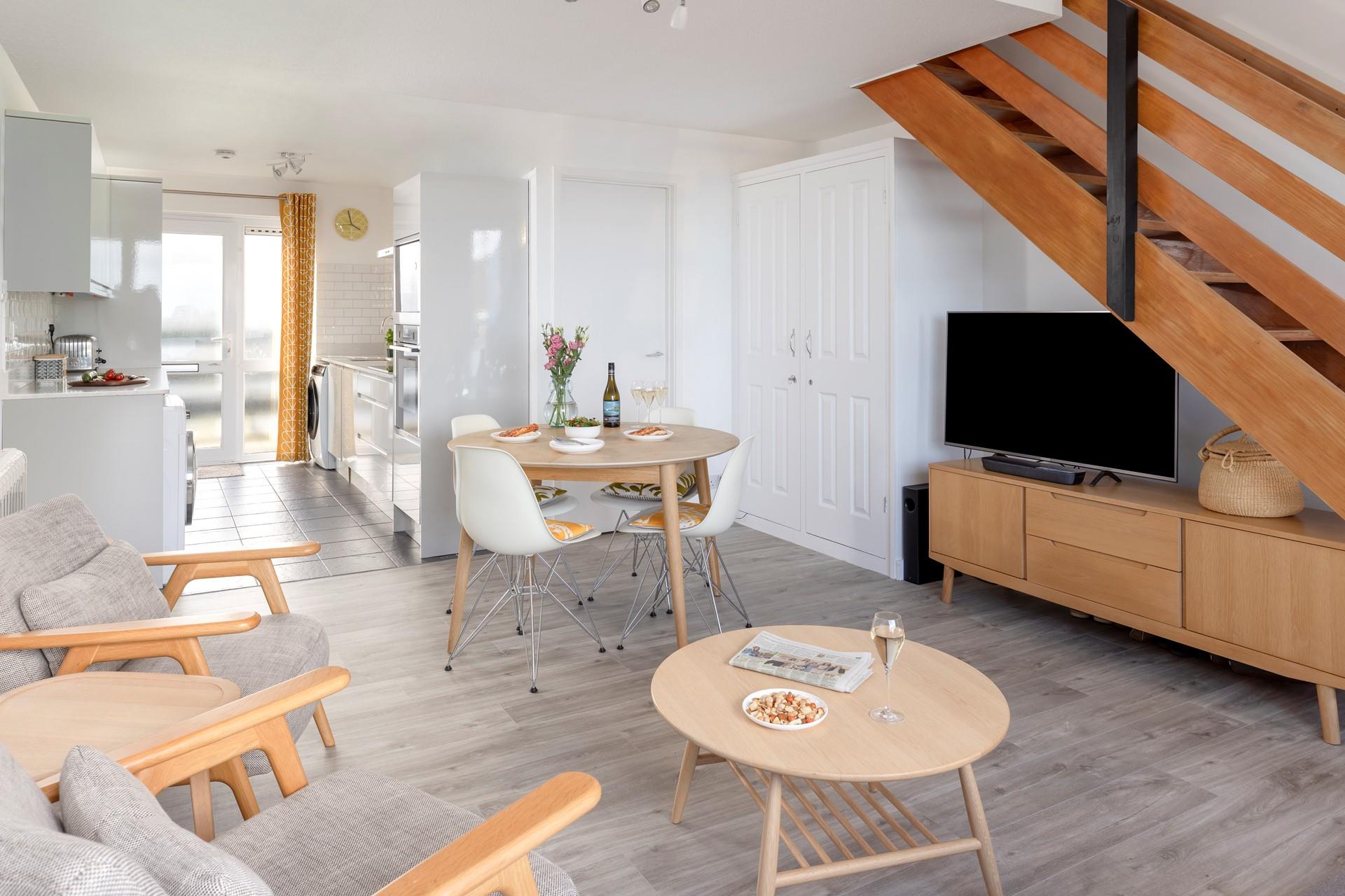 After a day on the beach, come back to relax and unwind in the homely apartment.