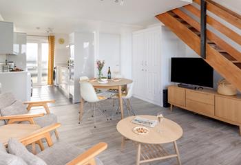 After a day on the beach, come back to relax and unwind in the homely apartment.