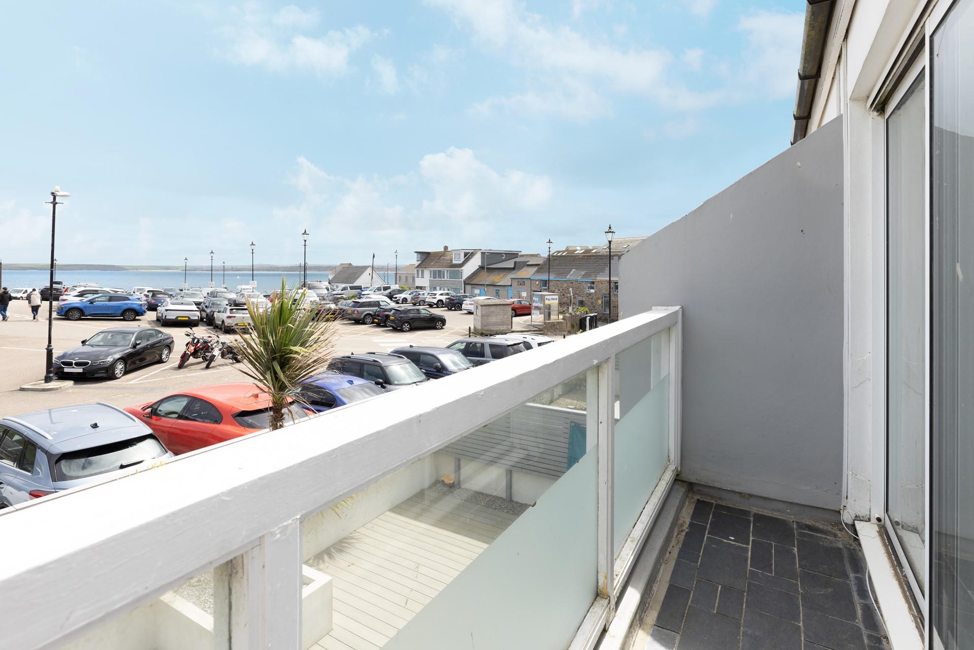Enjoy views out to sea from the balcony!