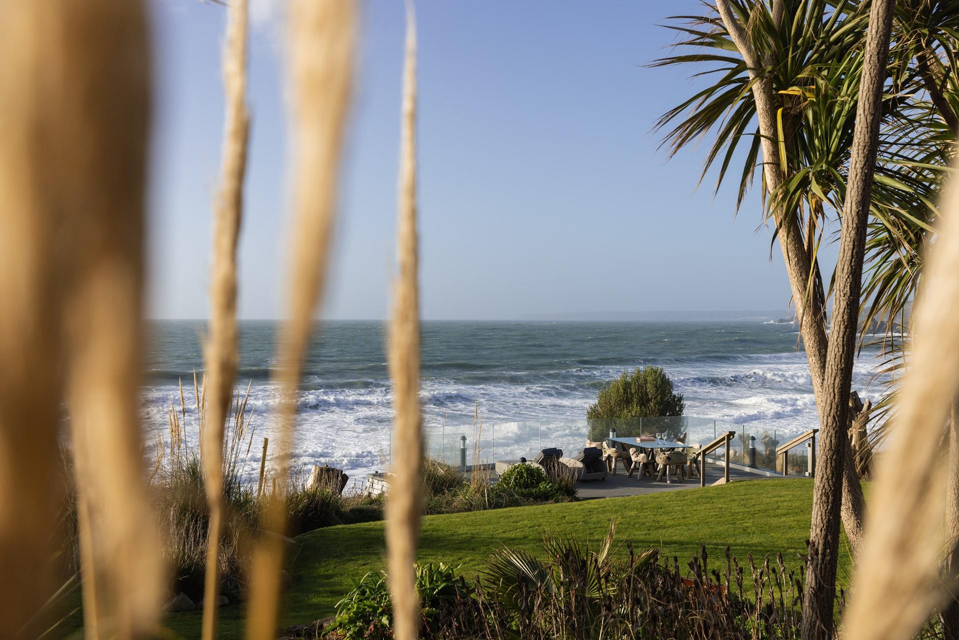 There is an additional al fresco dining area down at the beachfront.