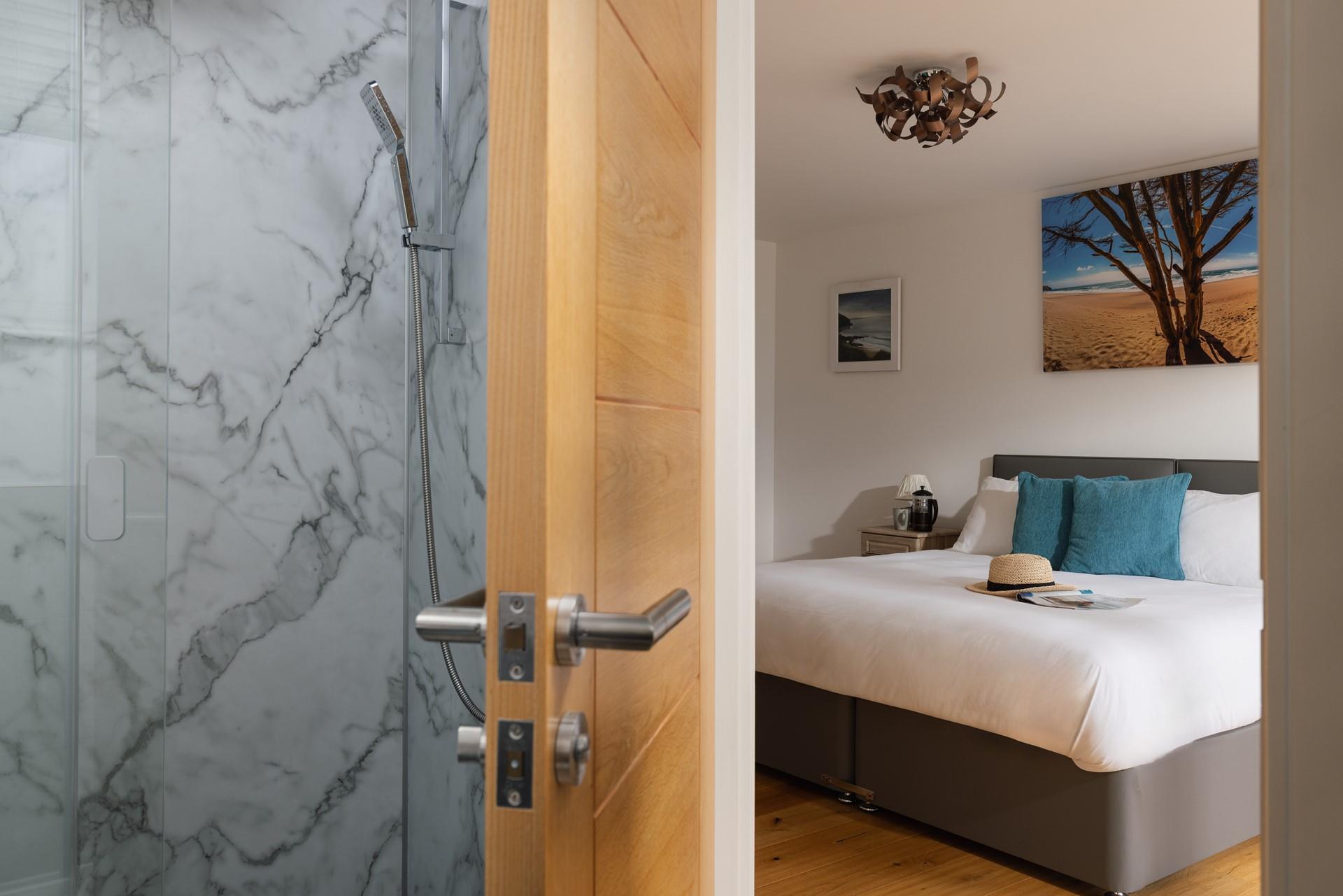 Bedroom 1 has a handy en suite for getting ready.