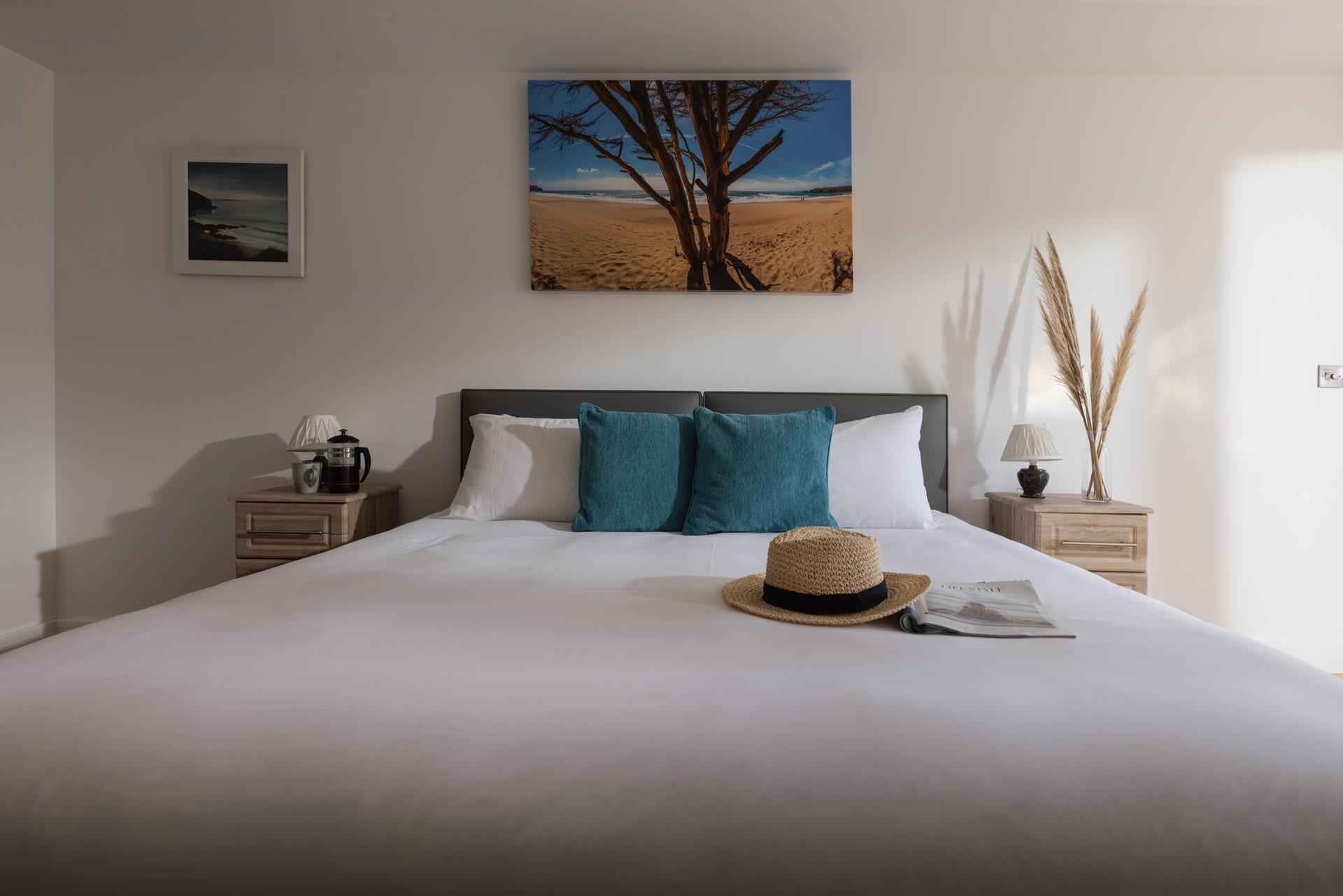 Start the day with fresh coffee in bed.