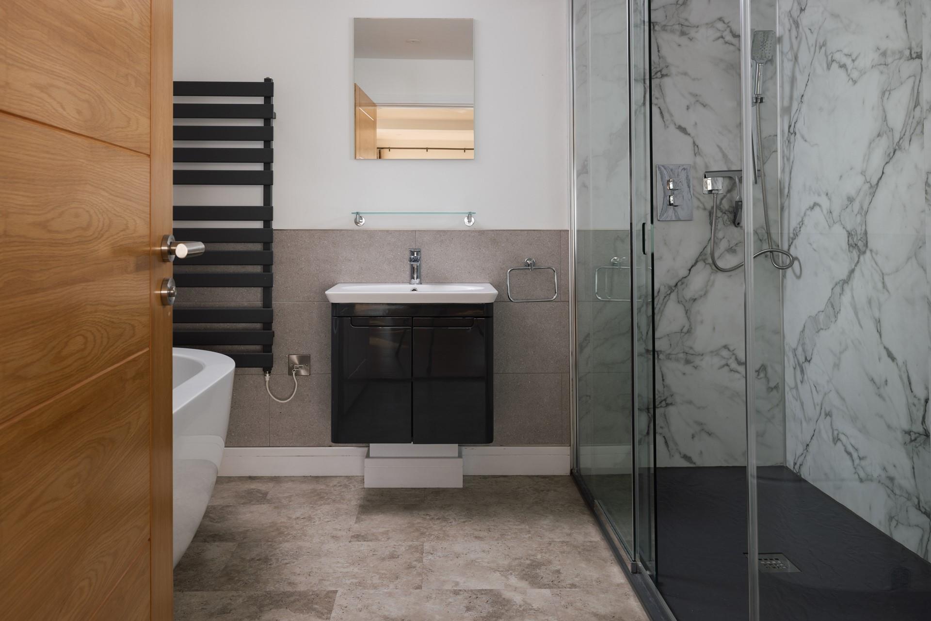 Start the day with an invigorating shower.