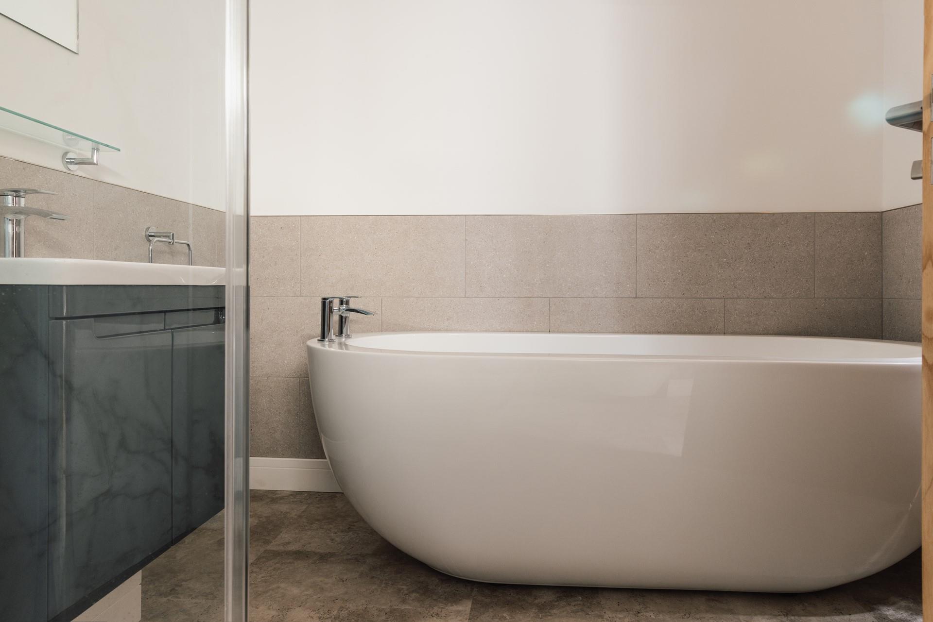 Soak in a bubble bath on a chilly evening.