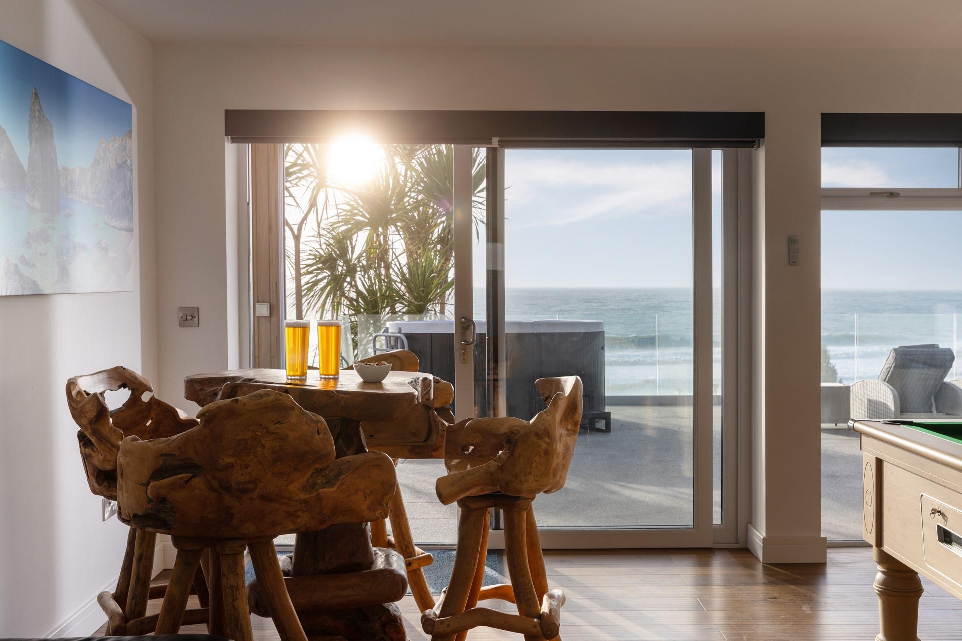 Pour yourself a drink and get stuck into a game of pool.