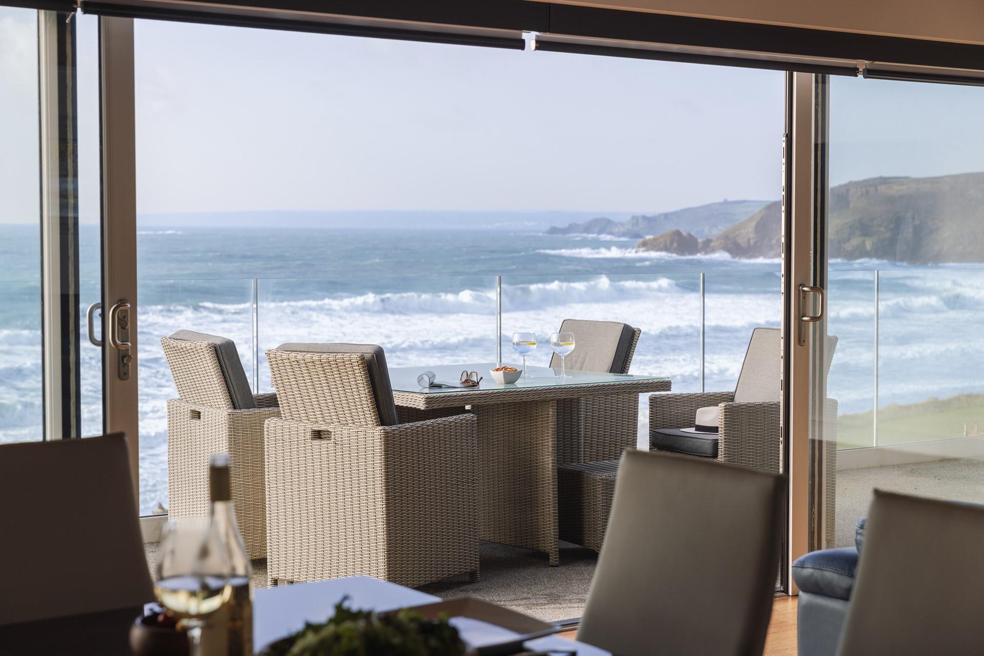 Sip a cold G&T on the balcony as the sun comes down.