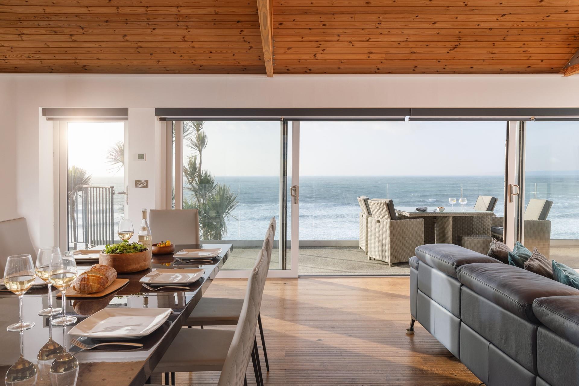 Slide open the patio doors and let the warm summer breeze in.