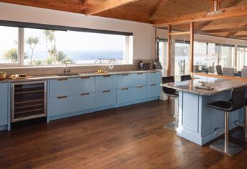 The kitchen is spacious and fully equipped for cooking family favourite meals.