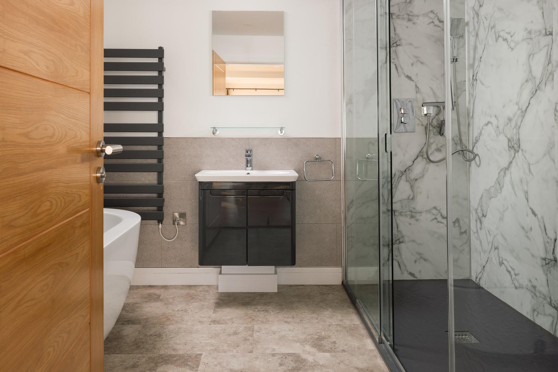 Start the day with an invigorating shower.