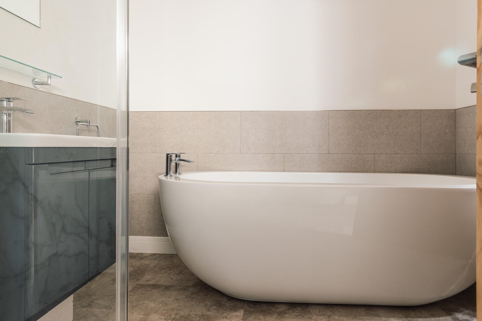 Soak in a bubble bath on a chilly evening.