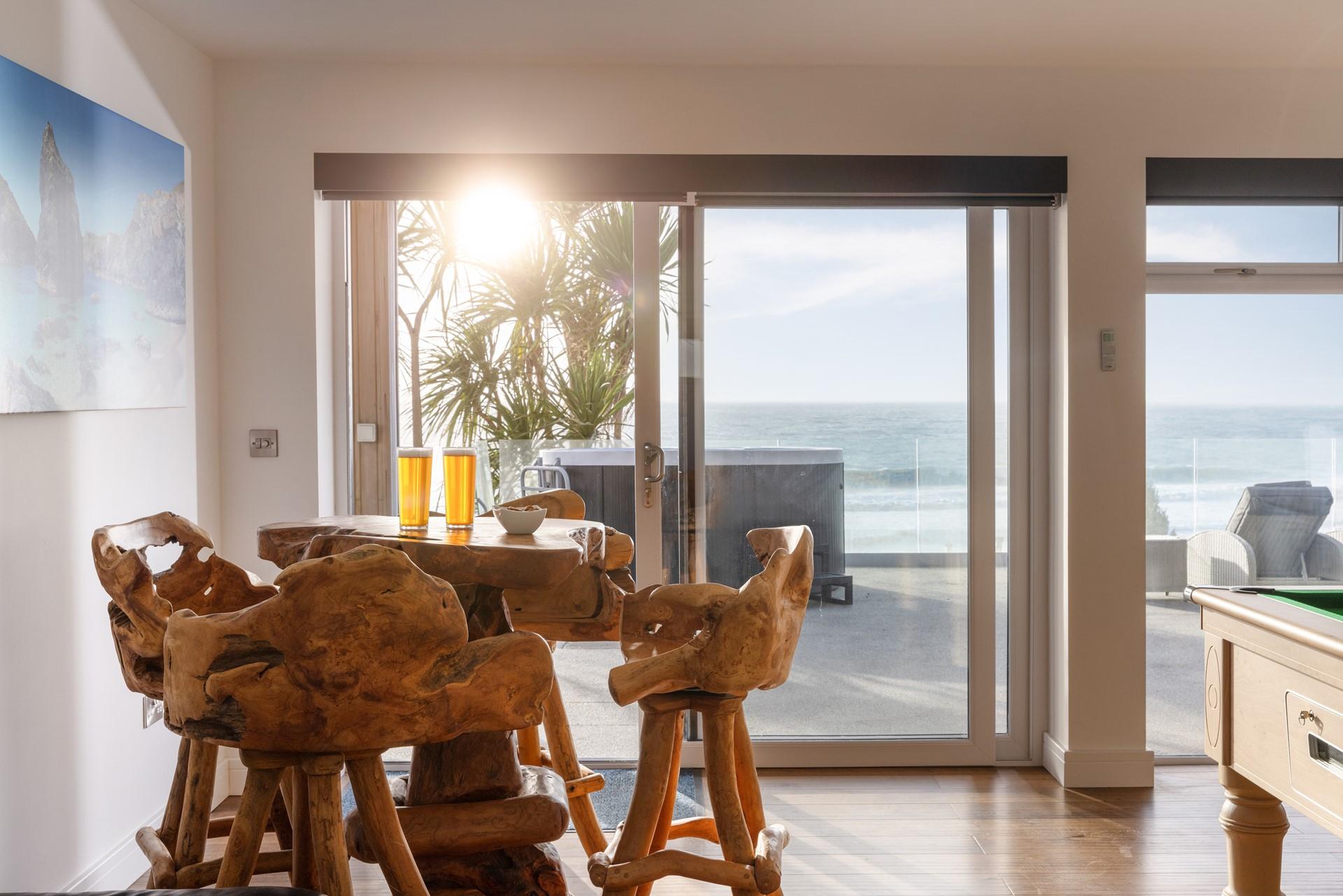 Pour yourself a drink and get stuck into a game of pool.