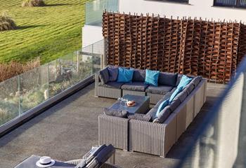 Spend summer days out on the patio after mornings on the beach.