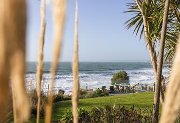 There is an additional al fresco dining area down at the beachfront.