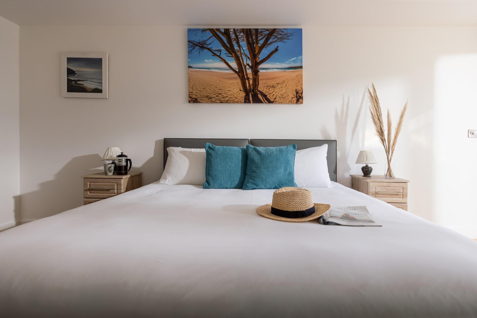 Enjoy slow mornings listening to the sea, before heading out to explore.