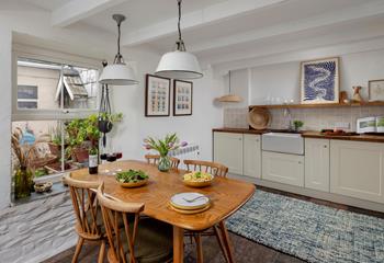 You'll find bespoke, one-of-a-kind artwork dotted around the cottage.