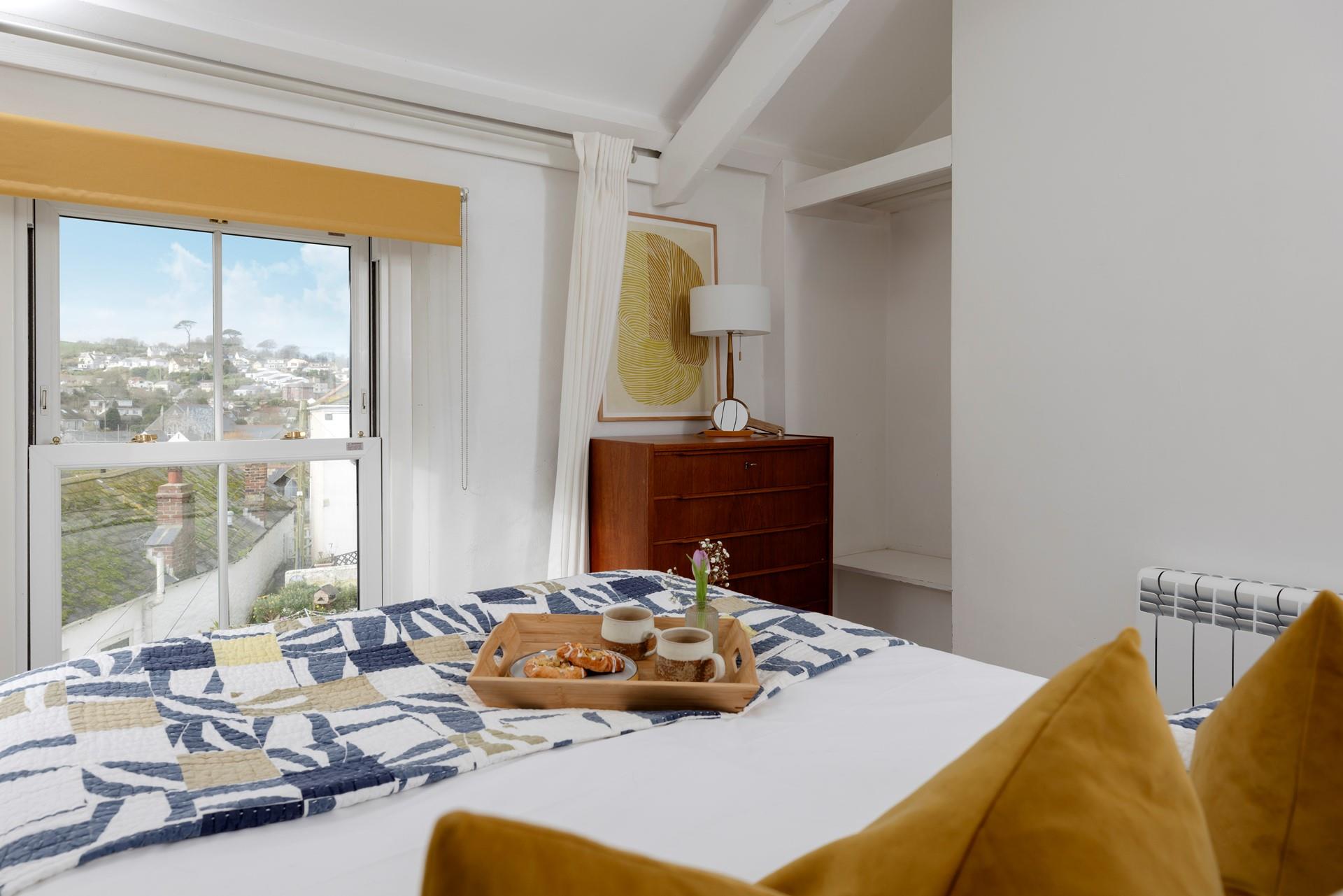 Make the most of your stay with slow mornings, sipping coffee in bed.