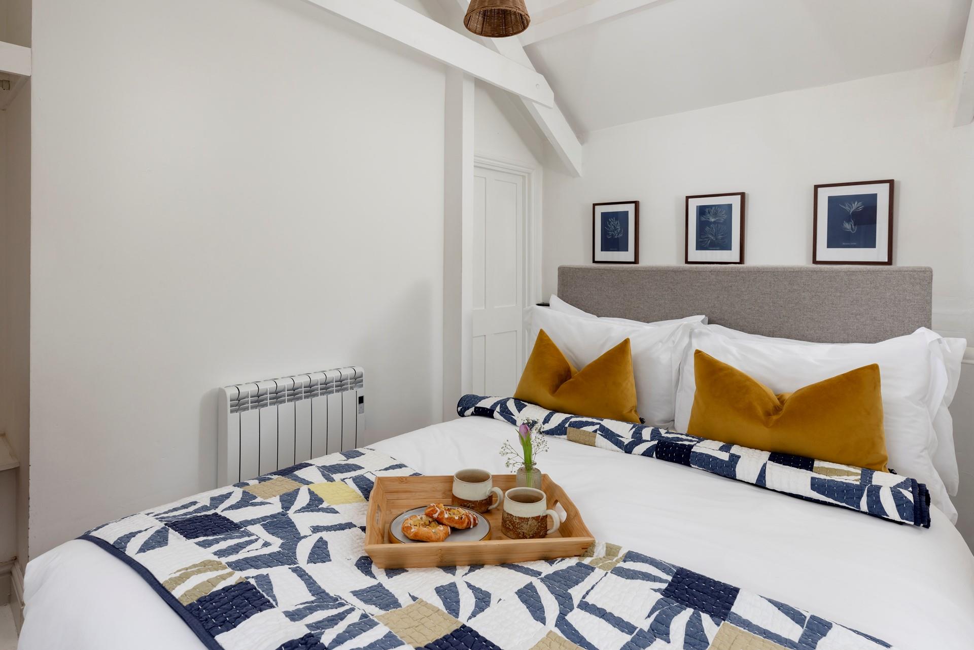 Make the most of your stay with slow mornings, sipping coffee in bed.