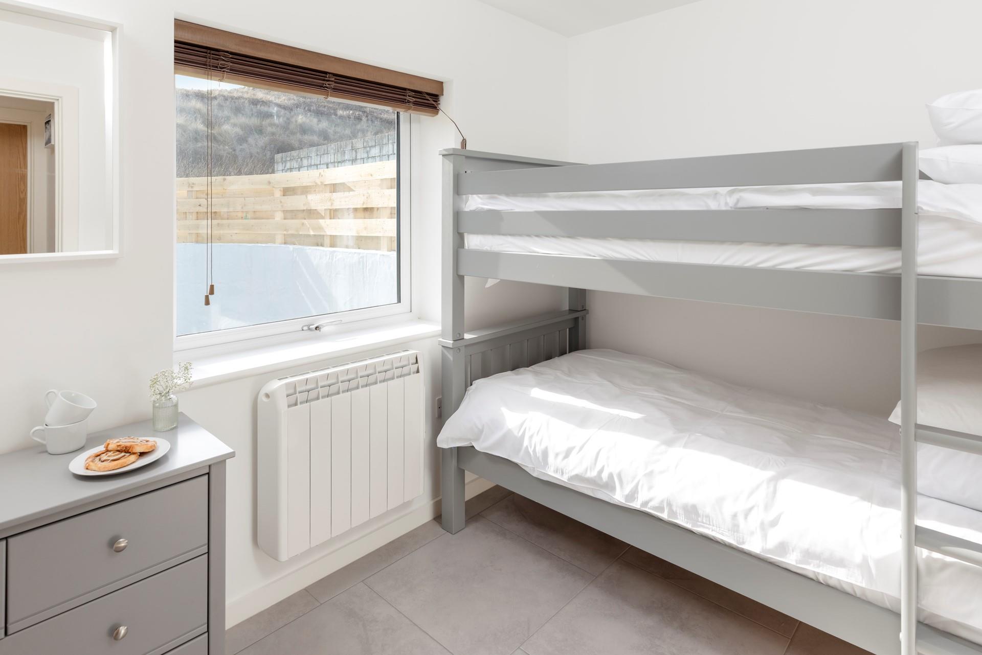 The bunk beds are ideal for the little ones!