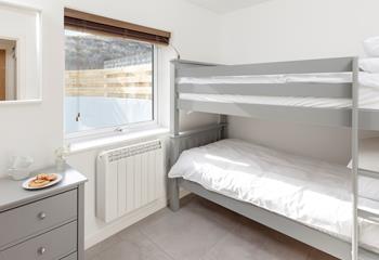 The bunk beds are ideal for the little ones!