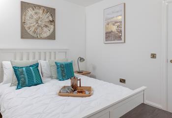 Treat yourself to breakfast in bed to start the day.