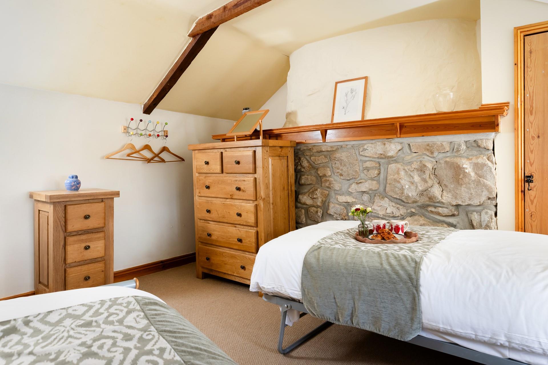 Bedroom 2 is the perfect base for guests of all ages to drift off into a delicious slumber. 