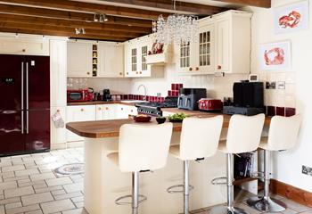 Brew a fresh pot of coffee, pull up a stool, and sink into holiday mode. 