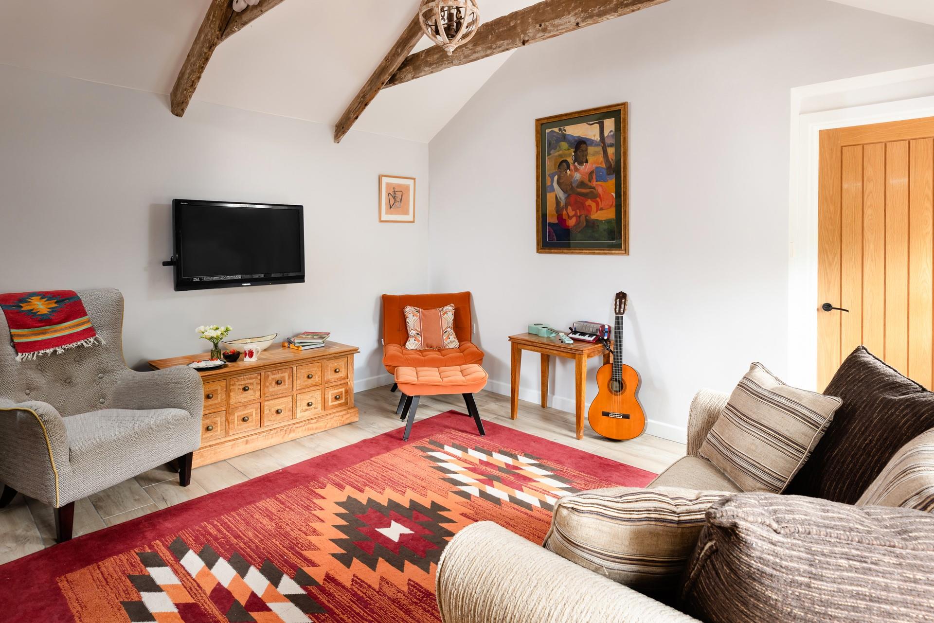 Curl up with a good book and enjoy the slow pace of countryside living. 