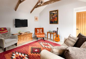 Curl up with a good book and enjoy the slow pace of countryside living. 