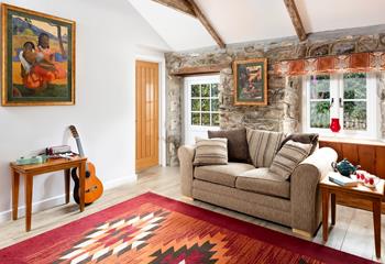 Sink into the sofa with your morning brew and plan the day's adventures. 