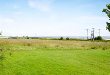 The large paddock is the perfect area for stretching your legs and enjoying uninterrupted views of the countryside. 