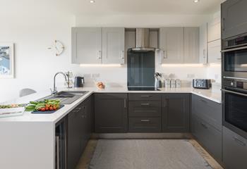 Whip up a delicious meal in the spacious and well-equipped kitchen.