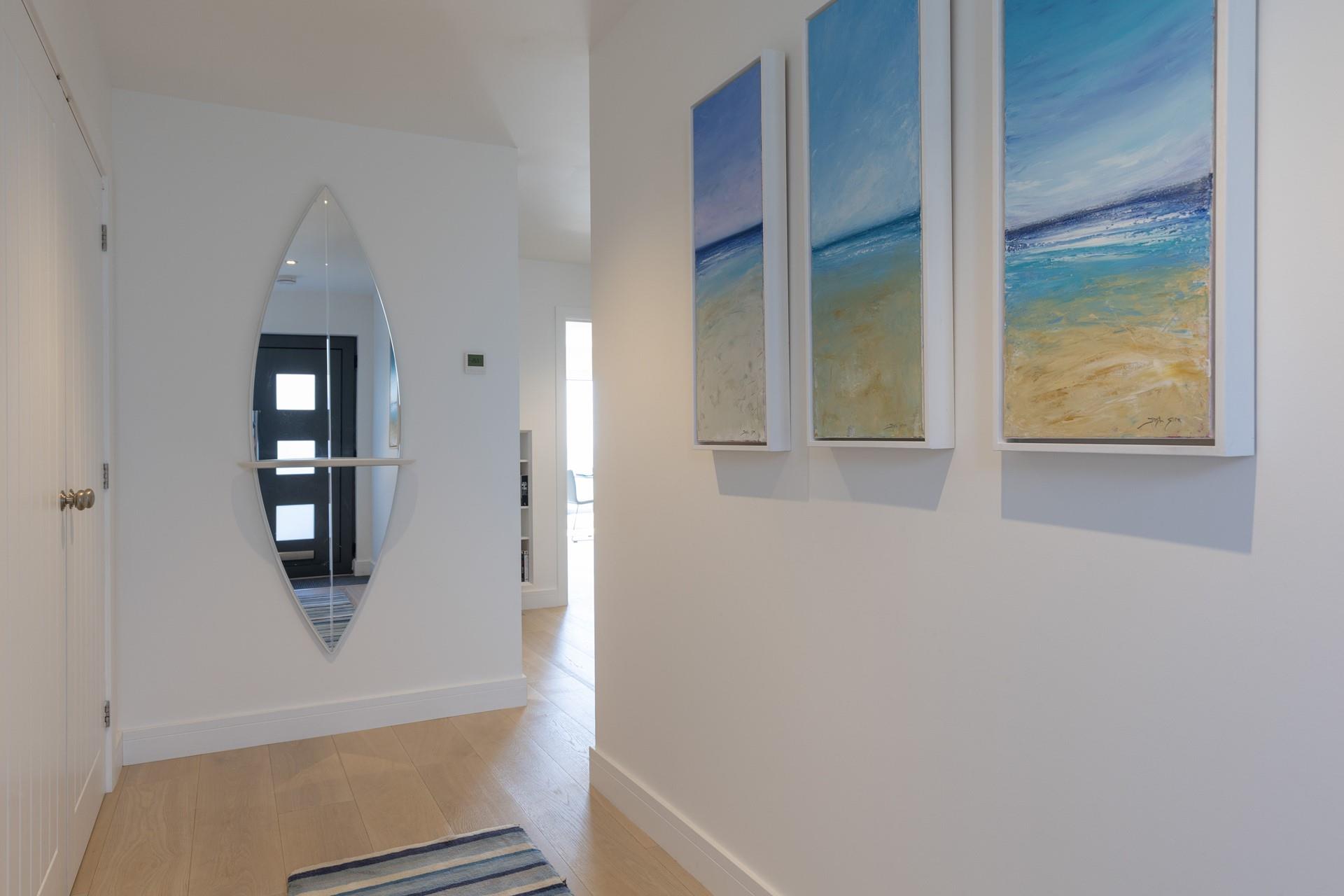 Stylish decor reflects the beachside location!