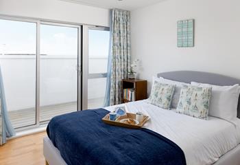 Enjoy breakfast in bed before getting ready to start the day. 
