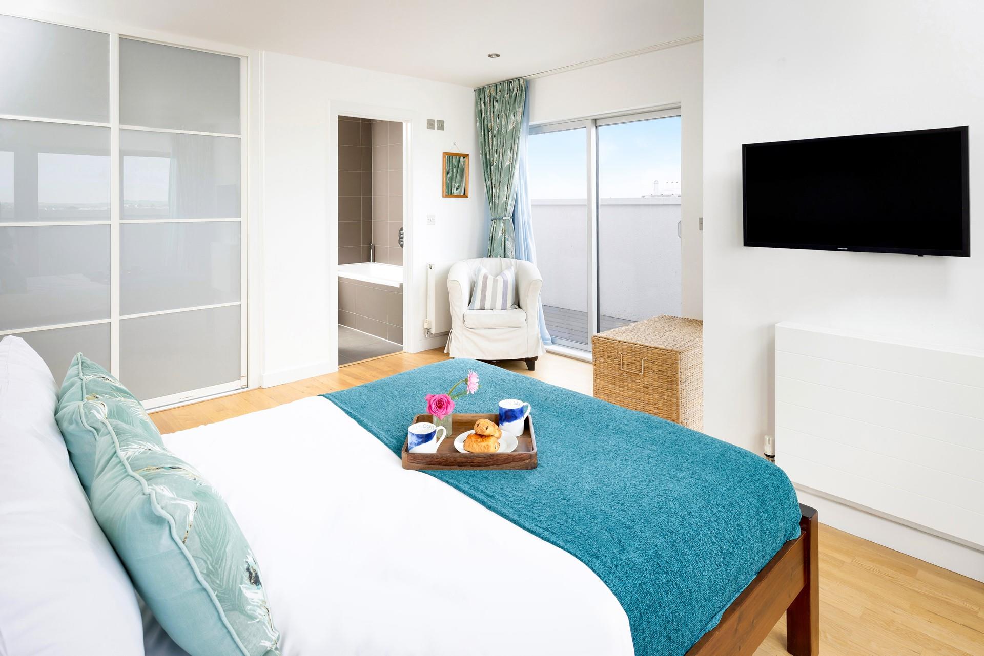 Bedroom 1 has a handy ensuite bathroom.