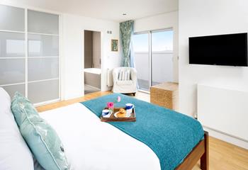 Bedroom 1 has a handy ensuite bathroom.