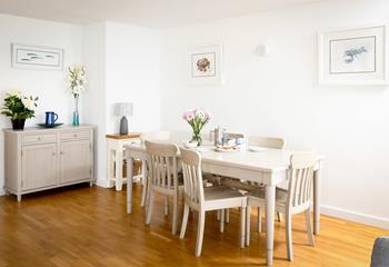 Spend quality time together around the dining table.