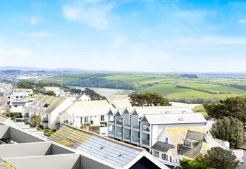 The wraparound balcony offers coastal and countryside views!