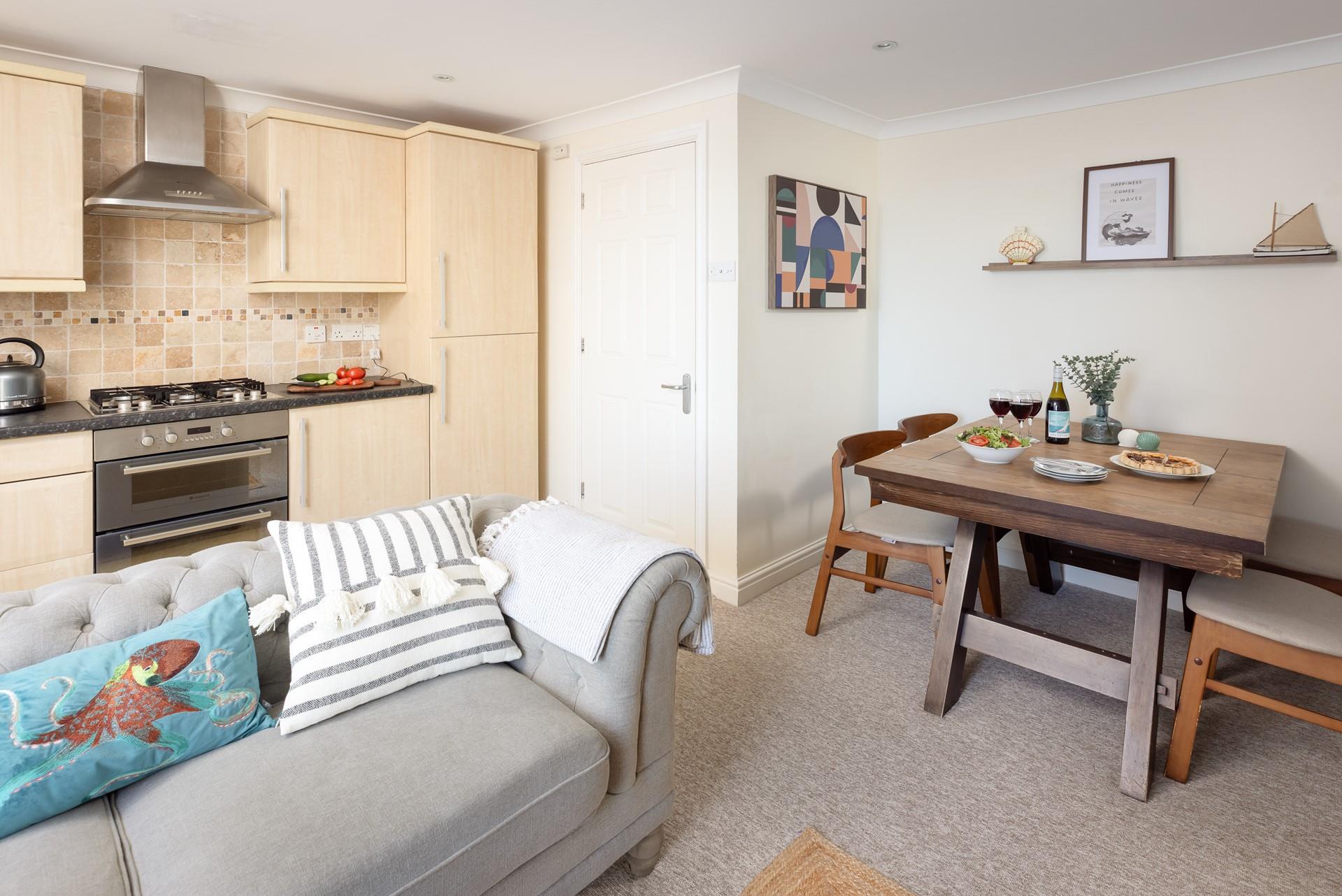 Cook, chat and unwind all in one open space. 