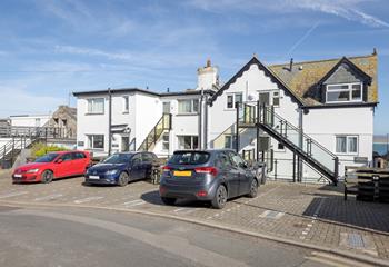 Spot the ocean whilst you park up after a day of exploring. 