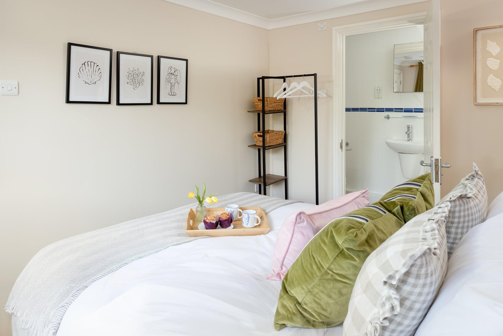 Enjoy breakfast in bed before the day begins. 